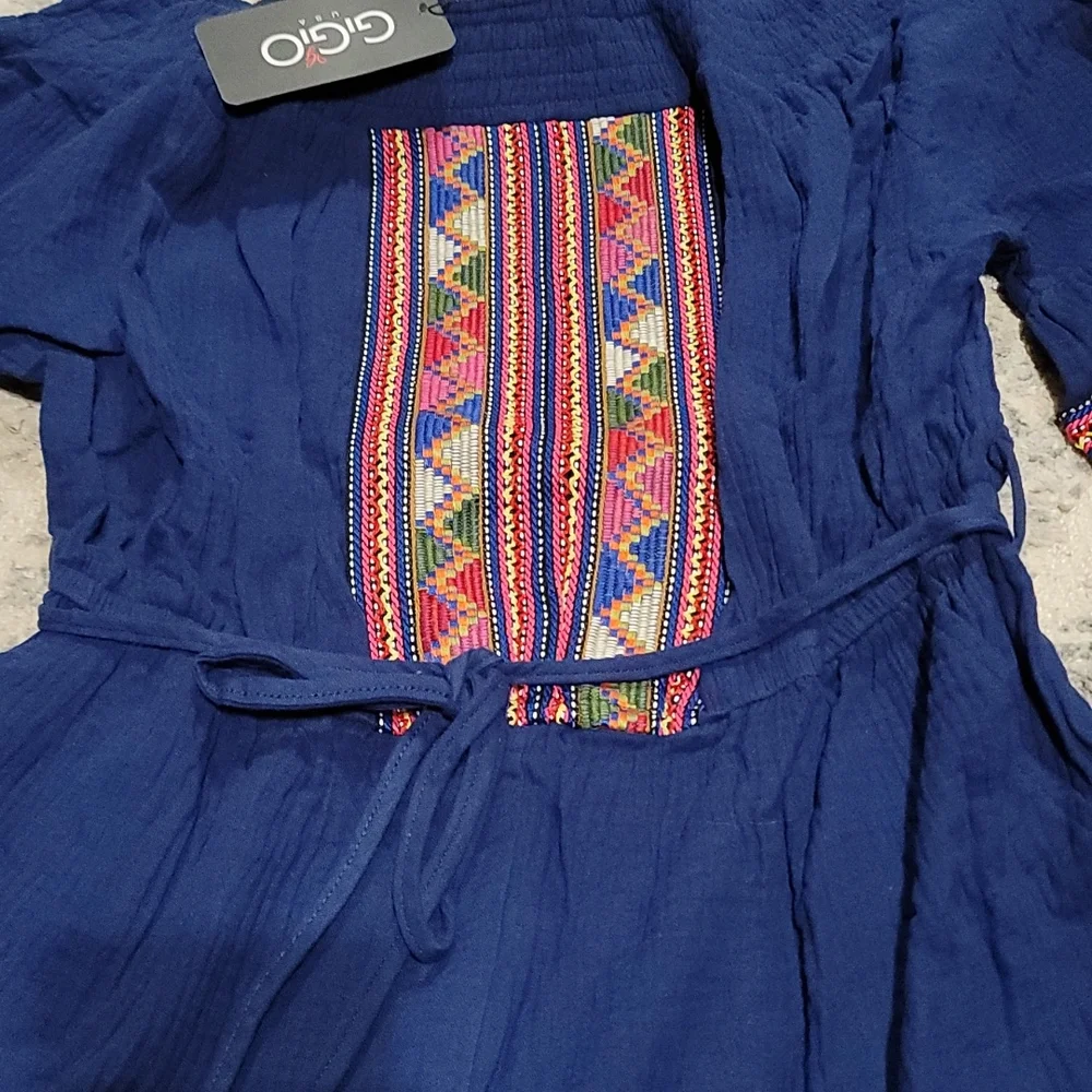 GiGiO blue rompers size medium - Picture 3 of 8